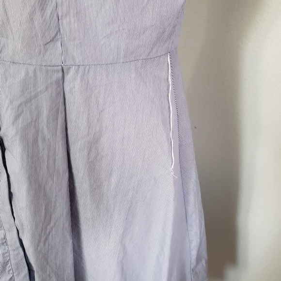 NWT Striped sleeveless dress shirt - Picture 7 of 7